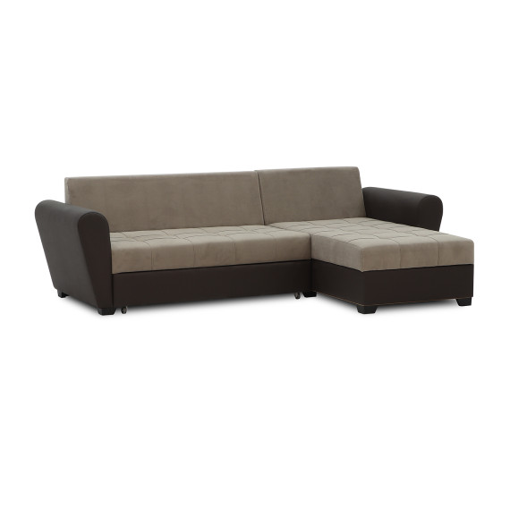 диван HOBEL CORNER MODERN BROWN 3673/CAPPUCCINO VIVALDI 5 (4)