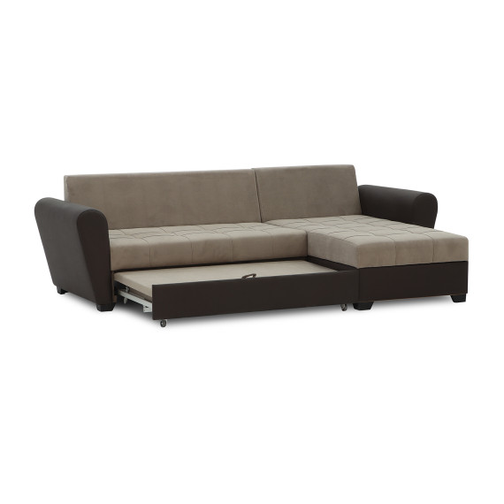диван HOBEL CORNER MODERN BROWN 3673/CAPPUCCINO VIVALDI 5 (4)