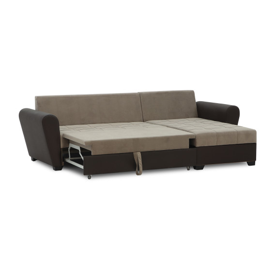 диван HOBEL CORNER MODERN BROWN 3673/CAPPUCCINO VIVALDI 5 (4)