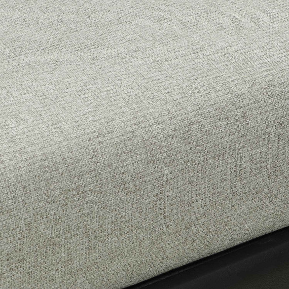 დივანი HOBEL CORNER MODERN LUXE BLACK 4503/ LIGHT GREY ASTERI 3 (4)