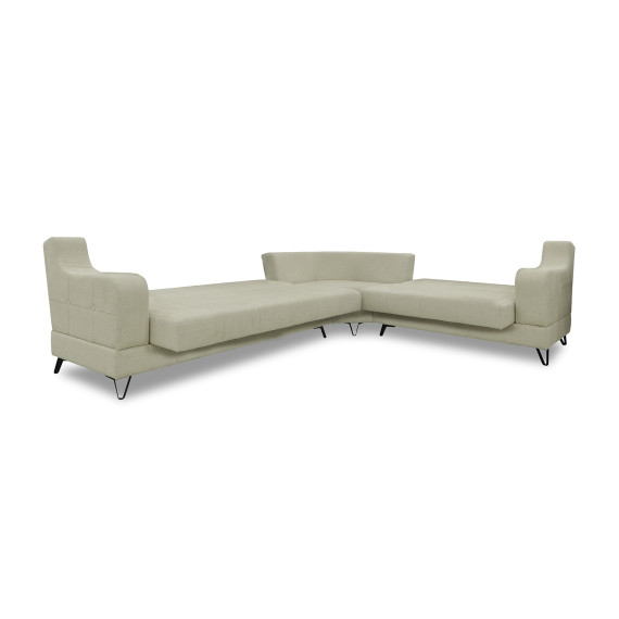 დივანი HOBEL CORNER NEW YORK BLACK KAX-0432-0125 CREAM BEATTO 1065/ LAMENIA 1016 R (4)