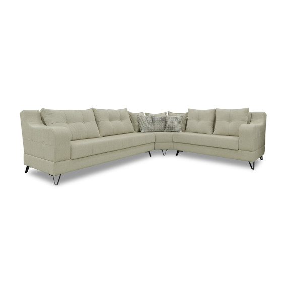 დივანი HOBEL CORNER NEW YORK BLACK KAX-0432-0125 CREAM BEATTO 1065/ LAMENIA 1016 R (4)