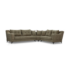 sofa HOBEL CORNER NEW YORK BROWN BEATTO 1015/ LAMENIA 1016 R (4)