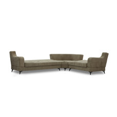 sofa HOBEL CORNER NEW YORK BROWN BEATTO 1015/ LAMENIA 1016 R (4)
