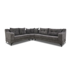 диван HOBEL CORNER NEW YORK  GREY BEATTO 1036/ LAMENIA 1011 L (4)