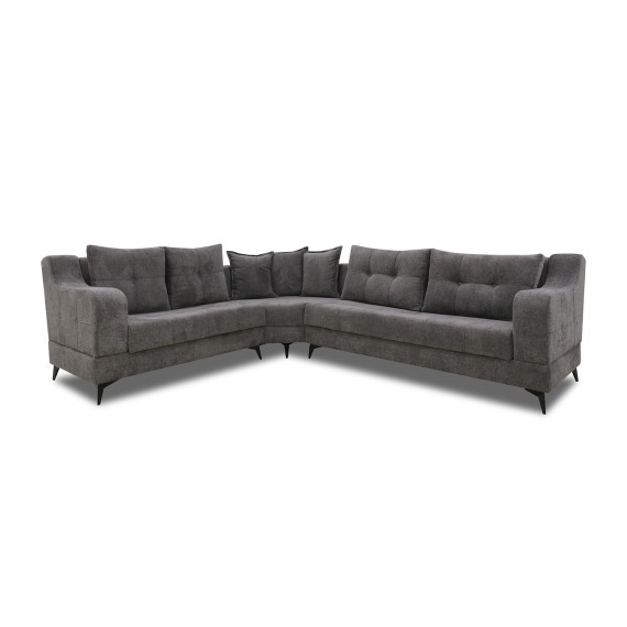 დივანი HOBEL CORNER NEW YORK  GREY BEATTO 1036/ LAMENIA 1011 L (4)