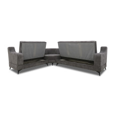 диван HOBEL CORNER NEW YORK  GREY BEATTO 1036/ LAMENIA 1011 L (4)