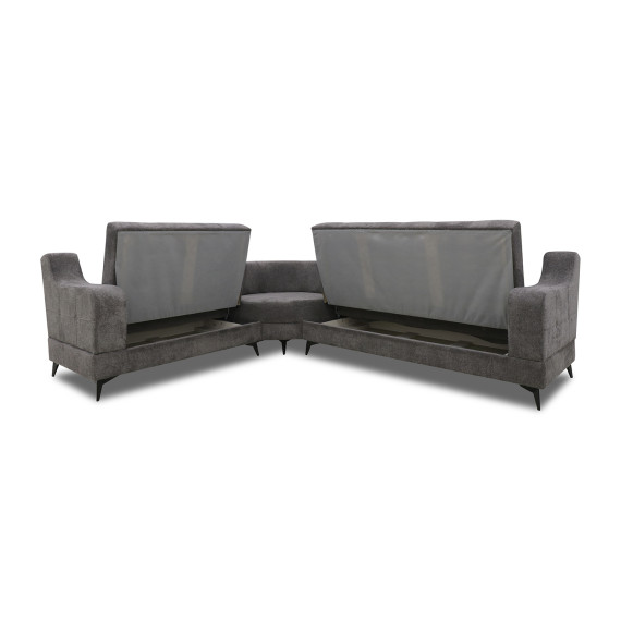დივანი HOBEL CORNER NEW YORK  GREY BEATTO 1036/ LAMENIA 1011 L (4)