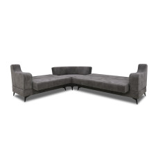 диван HOBEL CORNER NEW YORK  GREY BEATTO 1036/ LAMENIA 1011 L (4)