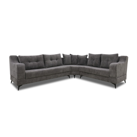დივანი HOBEL CORNER NEW YORK  GREY BEATTO 1036/ LAMENIA 1011 R (4)
