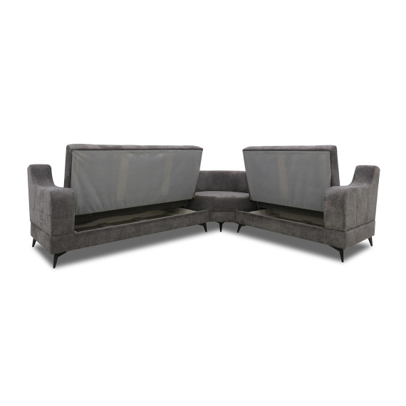 დივანი HOBEL CORNER NEW YORK  GREY BEATTO 1036/ LAMENIA 1011 R (4)