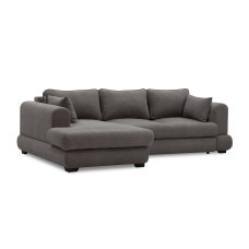 диван HOBEL CORNER SIDNEY PLUS DARK CAPPUCCINO BUKLE 7 L (3)
