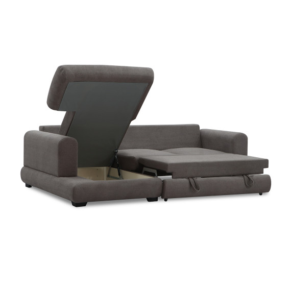 диван HOBEL CORNER SIDNEY PLUS DARK CAPPUCCINO BUKLE 7 L (3)