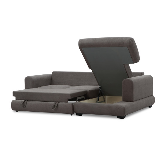 დივანი HOBEL CORNER SIDNEY PLUS DARK CAPPUCCINO BUKLE 7 R (3)