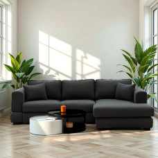 диван HOBEL CORNER SIDNEY PLUS DARK GREY BUKLE 15 R (3)