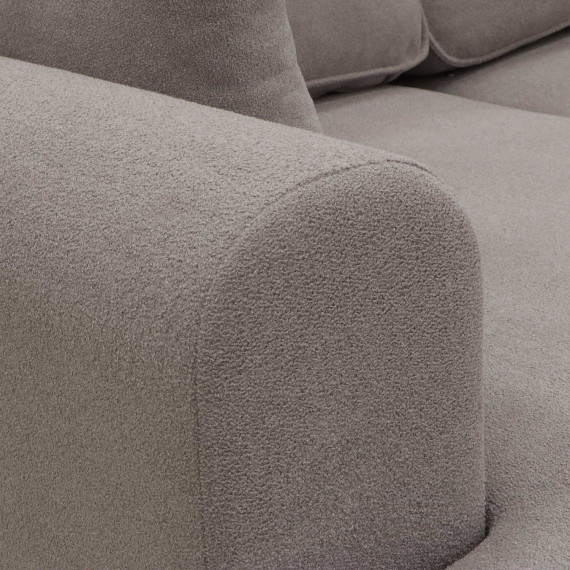 დივანი HOBEL CORNER SIDNEY PLUS F/Z GREY BUKLE 9 L (3)