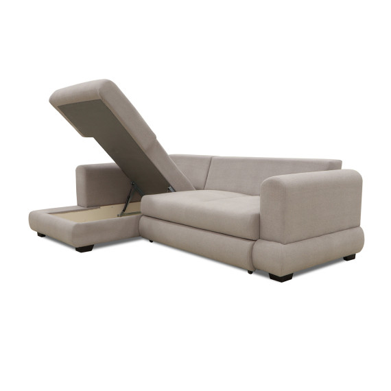 დივანი HOBEL CORNER SIDNEY PLUS F/Z GREY BUKLE 9 L (3)