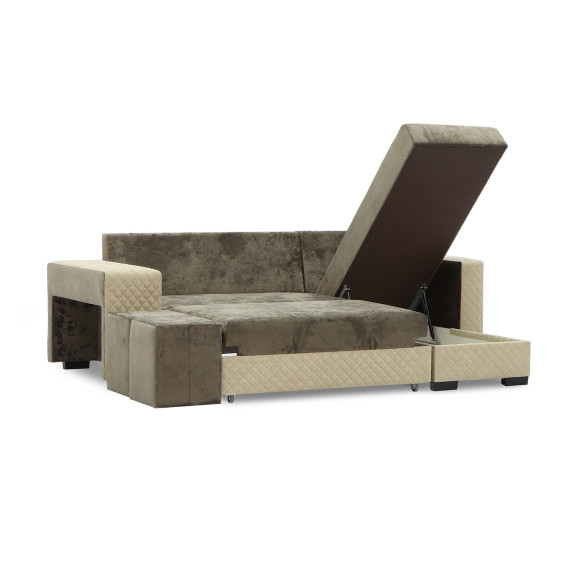 диван HOBEL CORNER SONYA BROWN MONACO 5/BROWN  BONCUK 6 R (5)