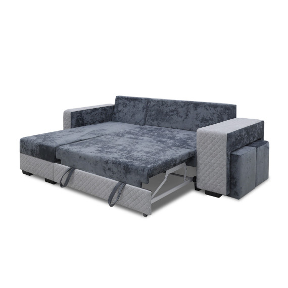 დივანი HOBEL CORNER SONYA DARK GREY MONACO 15/ LIGHT GREY BONCUK 19 L (5)