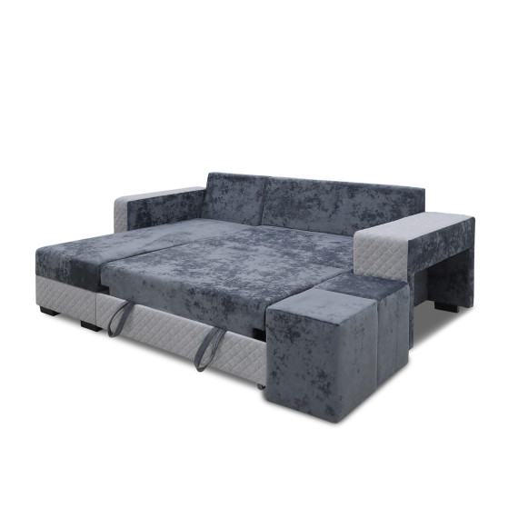 დივანი HOBEL CORNER SONYA DARK GREY MONACO 15/ LIGHT GREY BONCUK 19 L (5)