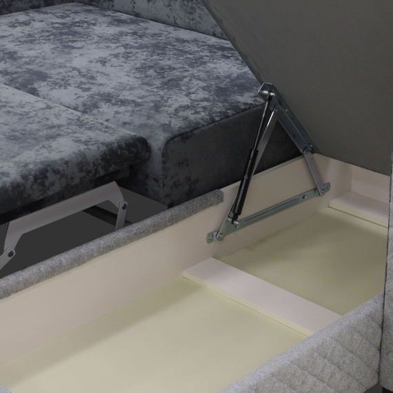 დივანი HOBEL CORNER SONYA DARK GREY MONACO 15/ LIGHT GREY BONCUK 19 R (5)