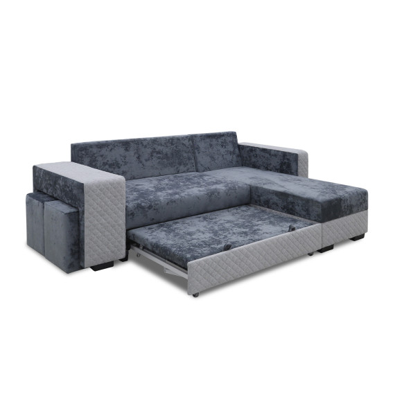 დივანი HOBEL CORNER SONYA DARK GREY MONACO 15/ LIGHT GREY BONCUK 19 R (5)