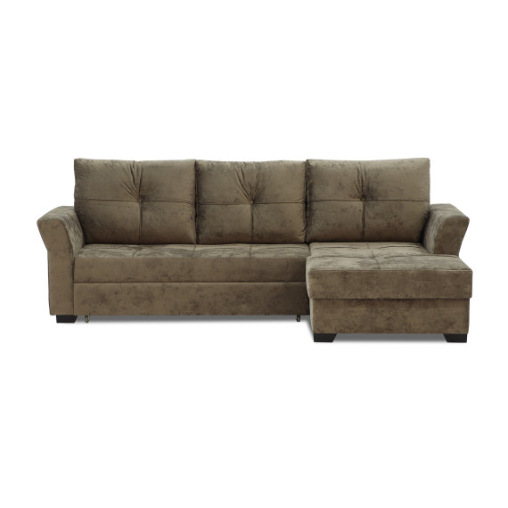 sofa HOBEL CORNER TEXAS BROWN MONACO 5 R (5)