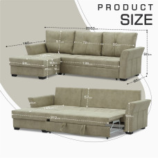 sofa HOBEL CORNER TEXAS CREAM RONALDO 1803 L (5)