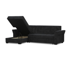 დივანი HOBEL CORNER TEXAS DARK GREY BEATTO 1078 L (5)