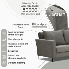 диван HOBEL CORNER VALENCIA CAPPUCCINO JAGUAR 06/ LIGHT CAPPUCCINO JAGUAR 03 (3)