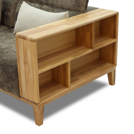 диван HOBEL CORNER WOOD DARK CAPPUCCINO MONACO 5/ INFINITY 103/INFINITY 290 L(5)