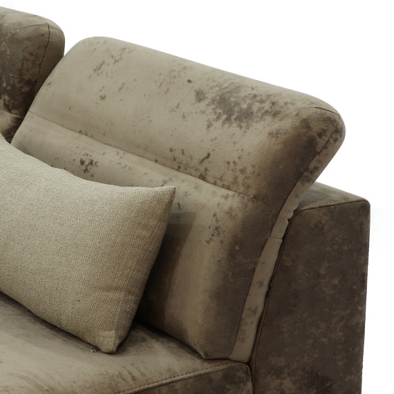 sofa HOBEL CORNER WOOD DARK CAPPUCCINO MONACO 5/ INFINITY 103/INFINITY 290 R(5)