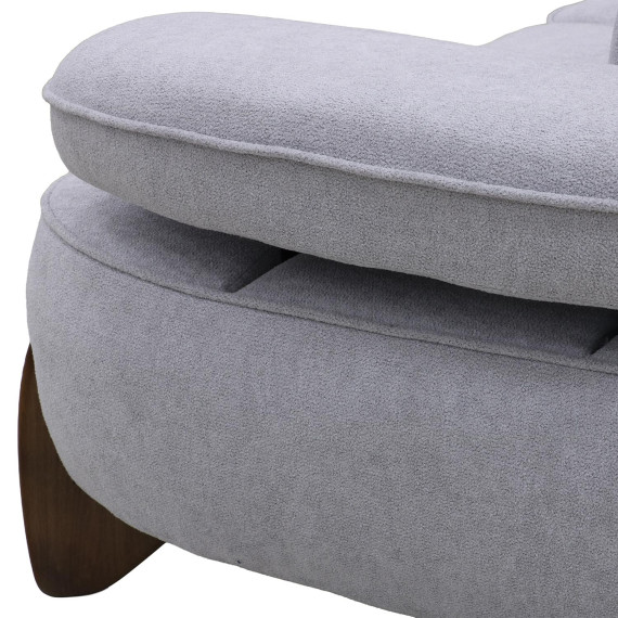 დივანი HOBEL DANIA 2 STR OAK LIGHT GREY BONCUK 18/ DARK GREY BELLA 14 (3)