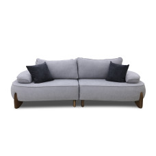 sofa HOBEL DANIA 2 STR OAK LIGHT GREY BONCUK 18/ DARK GREY BELLA 14 (3)