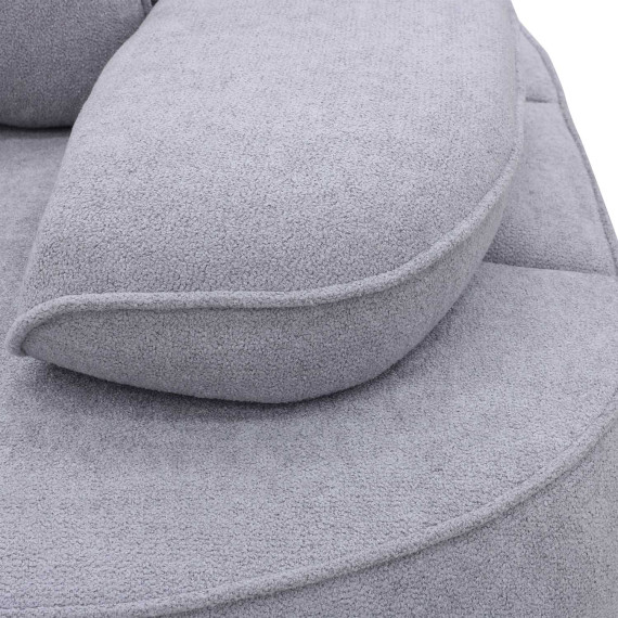 დივანი HOBEL DANIA 3 STR OAK LIGHT GREY BONCUK 18/ DARK GREY BELLA 14 (4)