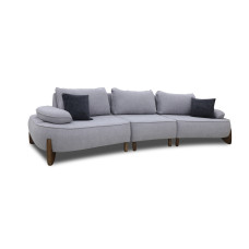 sofa HOBEL DANIA 3 STR OAK LIGHT GREY BONCUK 18/ DARK GREY BELLA 14 (4)