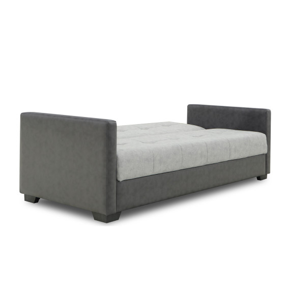 დივანი HOBEL MARVEL ECONOM DARK GREY 8410/LIGHT GREY YAGUAR 4 (2)