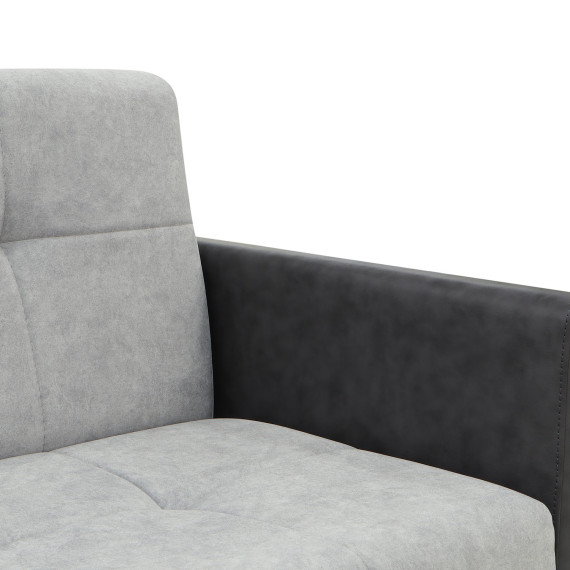 დივანი HOBEL MARVEL ECONOM DARK GREY 8410/LIGHT GREY YAGUAR 4 (2)