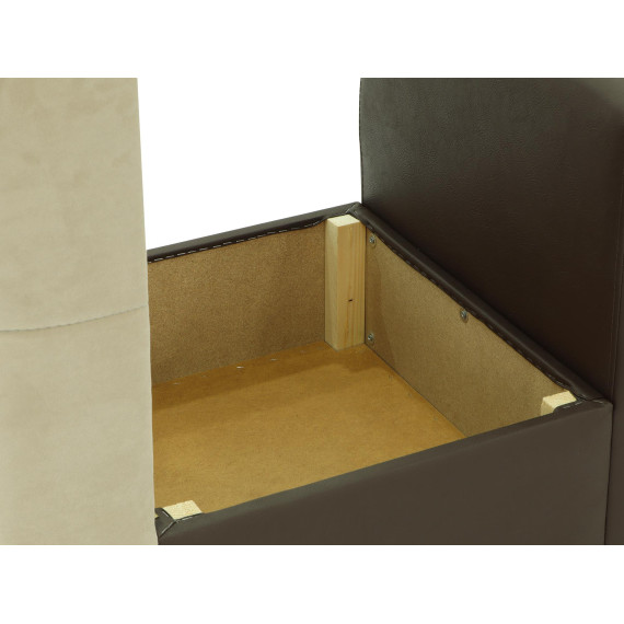გარნიტური HOBEL FLY+PUFIK COFFEE V460/ LIGHT BROWN SCANDI 4 (3)