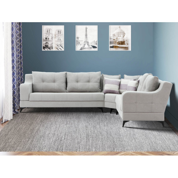 დივანი HOBEL CORNER NEW YORK  GREY BUKLE 9/ RETTIO 1012 R (4)