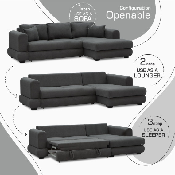 диван HOBEL CORNER SIDNEY PLUS DARK GREY BUKLE 15 R (3)