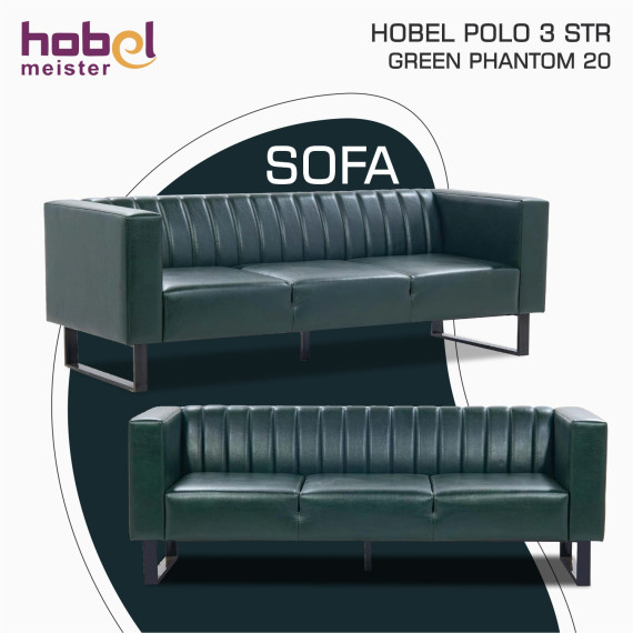 диван HOBEL POLO 3 STR GREEN PHANTOM 20 (1)
