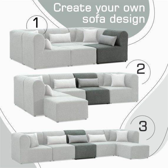 кресло HOBEL LEGO SOFT 1 STR GREY BONCUK 24 (1)