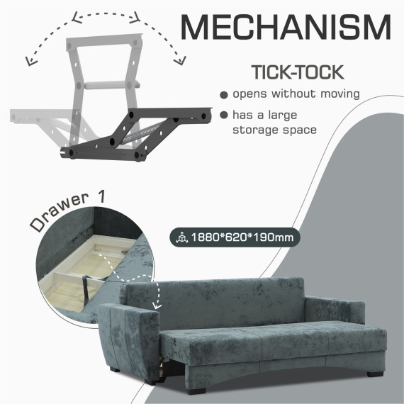 гарнитур HOBEL LI 3+1+1 F/P DARK GREY MONACO 15 (5)