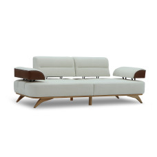 sofa HOBEL MANHATTAN HONEY PHANTOM 6 /WHITE BONCUK 2 (1)