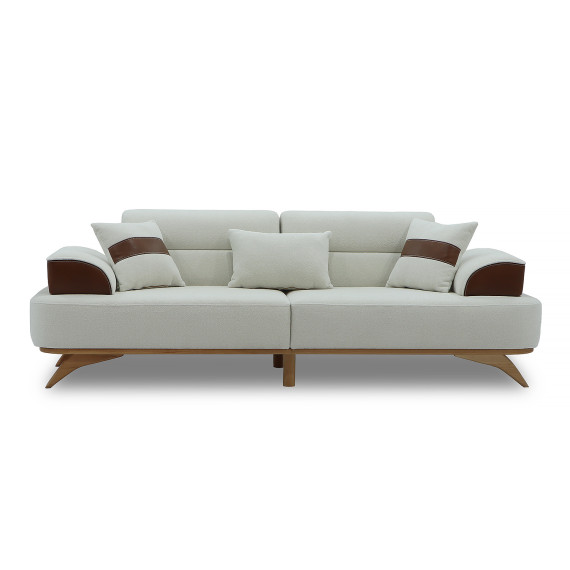 sofa HOBEL MANHATTAN HONEY PHANTOM 6 /WHITE BONCUK 2 (1)