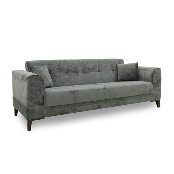 გარნიტური HOBEL MARK 3+1+1 LIGHT GREY MONACO 13/ DARK GREY MONACO 15 (3)
