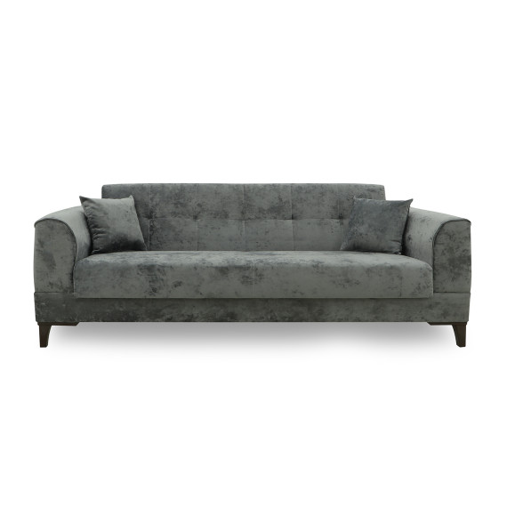 გარნიტური HOBEL MARK 3+1+1 LIGHT GREY MONACO 13/ DARK GREY MONACO 15 (3)