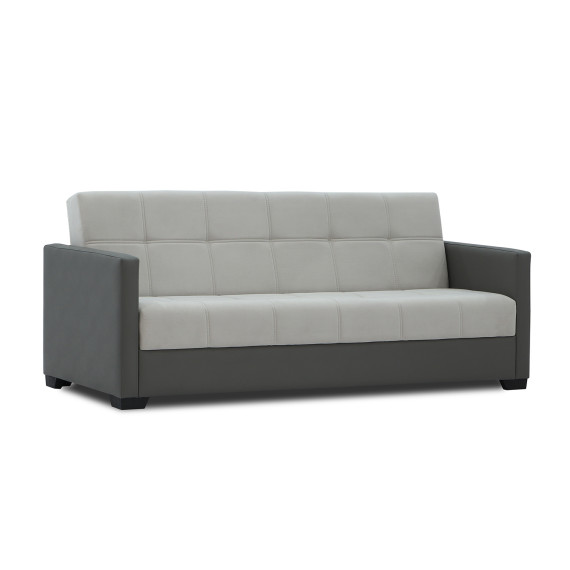 დივანი HOBEL MARVEL ECONOM GRAY V460/ LIGHT GRAY VIVALDI 6 (2)