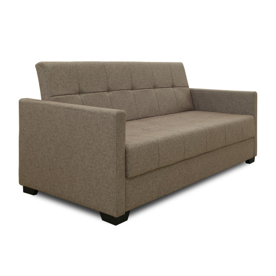 sofa HOBEL MARVEL FIX ECONOM LIGHT BROWN AFO-5 (2)